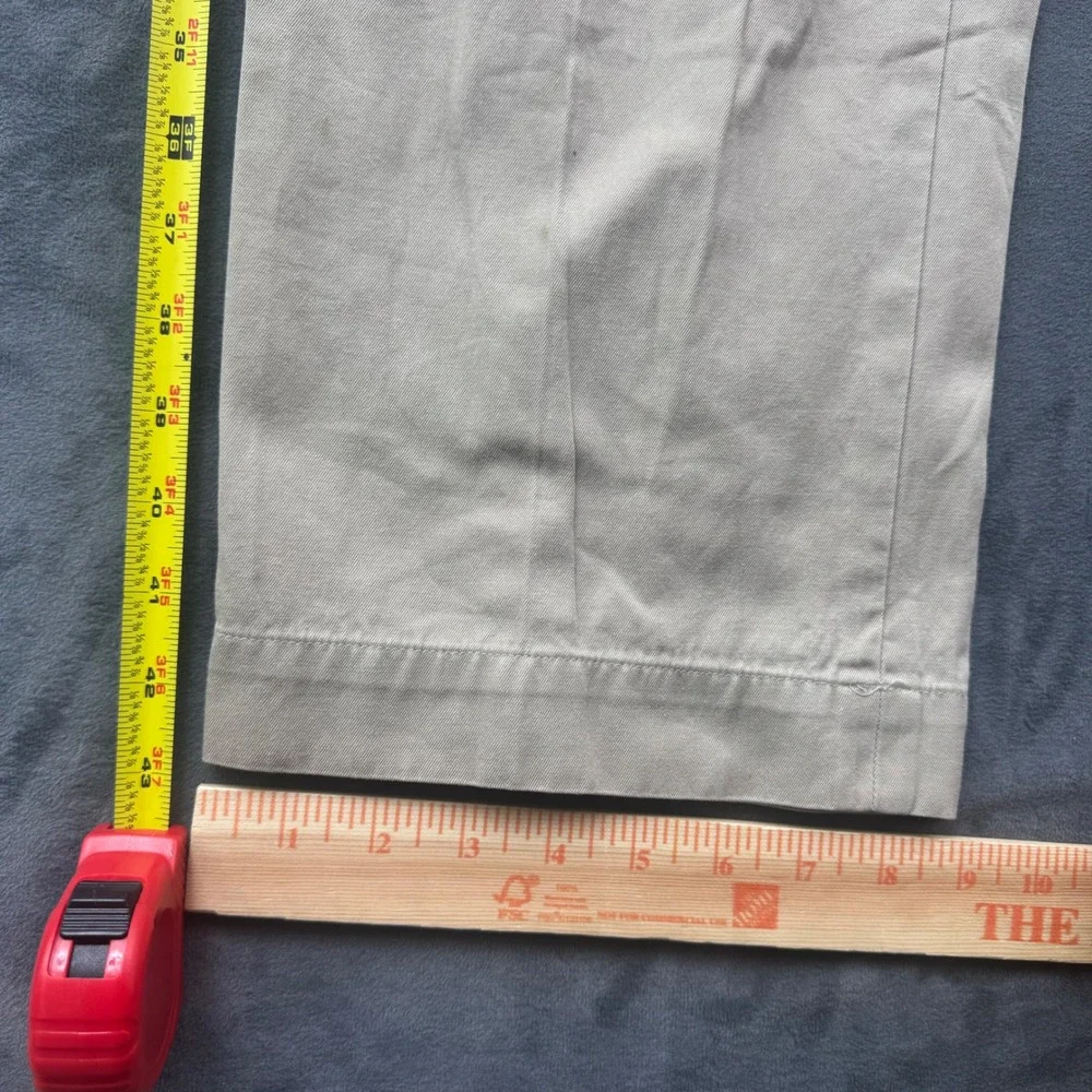 Banana Republic Dawson Chinos Mens 36x32 Khaki Tan Cotton Straight Leg Pants